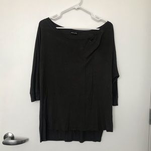 Dark Gray Quarter Sleeve T